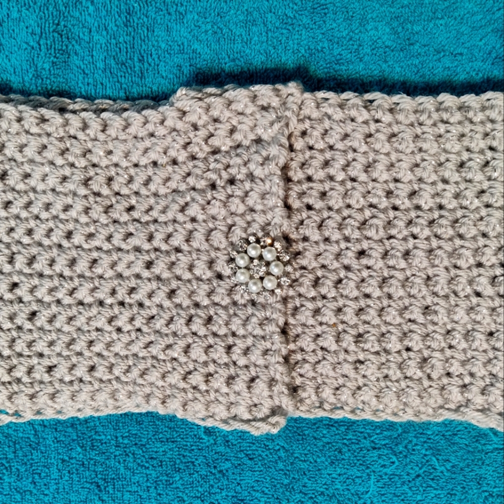 Beautiful Handmade Snow Ball Cowl Warmer